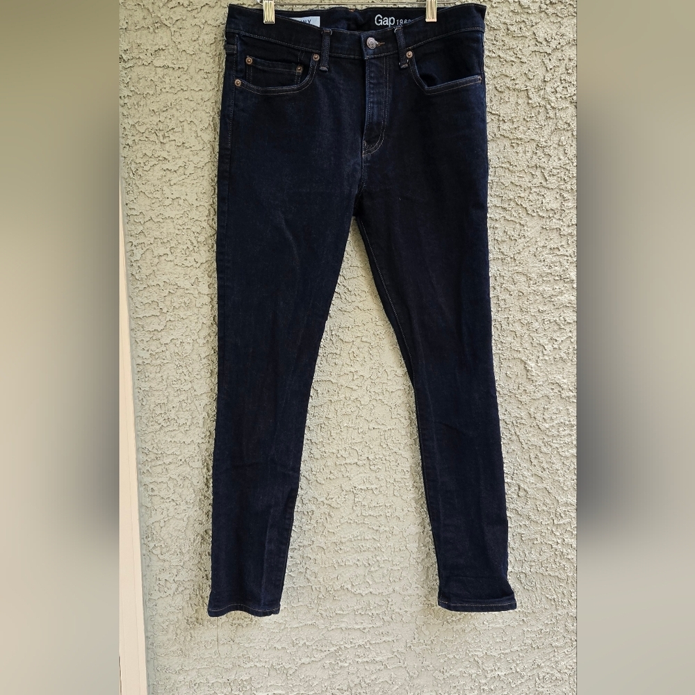 GAP Mens Dark Wash Skinny Jeans